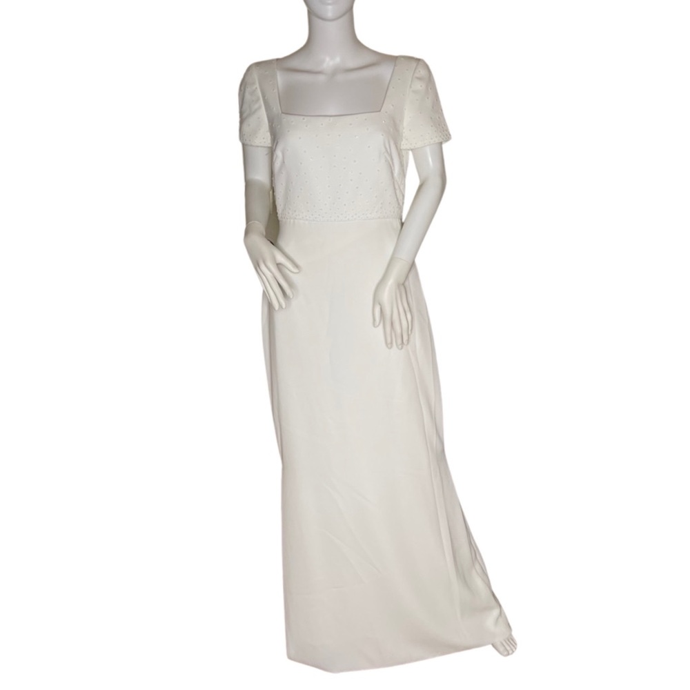 Pronovias Marina Square Neckline Natural Waist A-line Classic Wedding Dress NWT